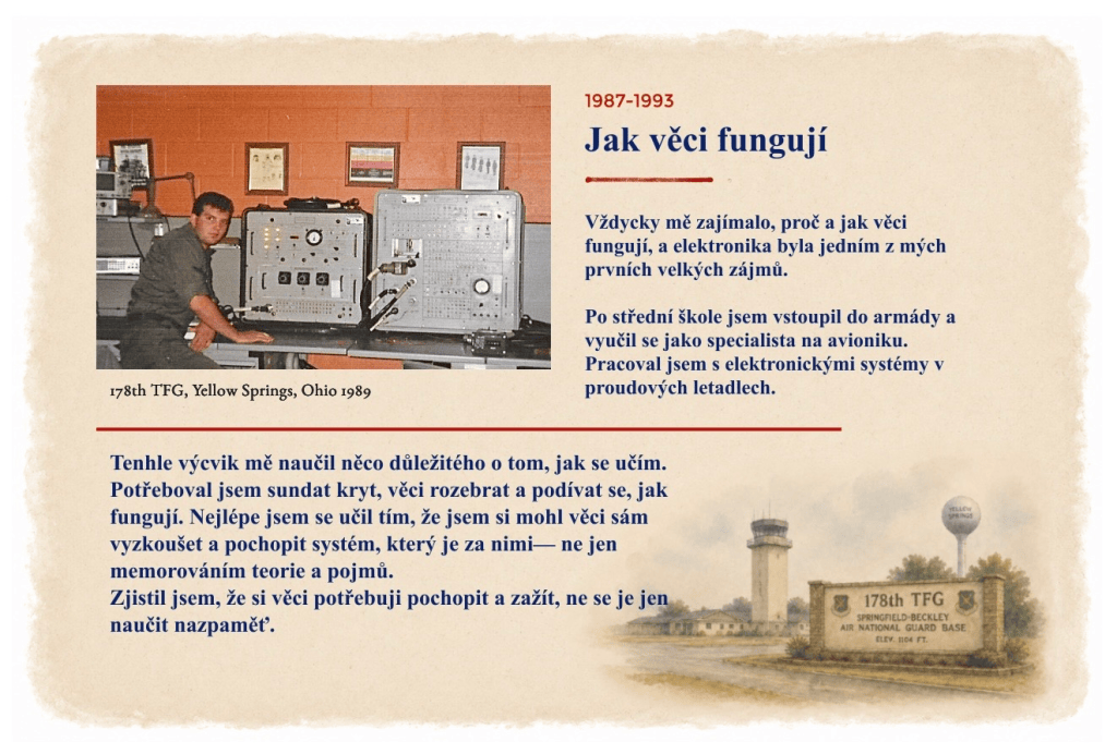 Jak věci fungují – technické zkušenosti a praktický přístup k učení založený na pochopení souvislostí místo pouhého memorování.